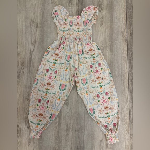 SweetHoney 6Y Girls Easter Romper - Picture 4 of 4